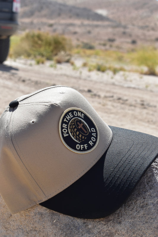 OFF ROAD 5-PANEL KHAKI/BLACK