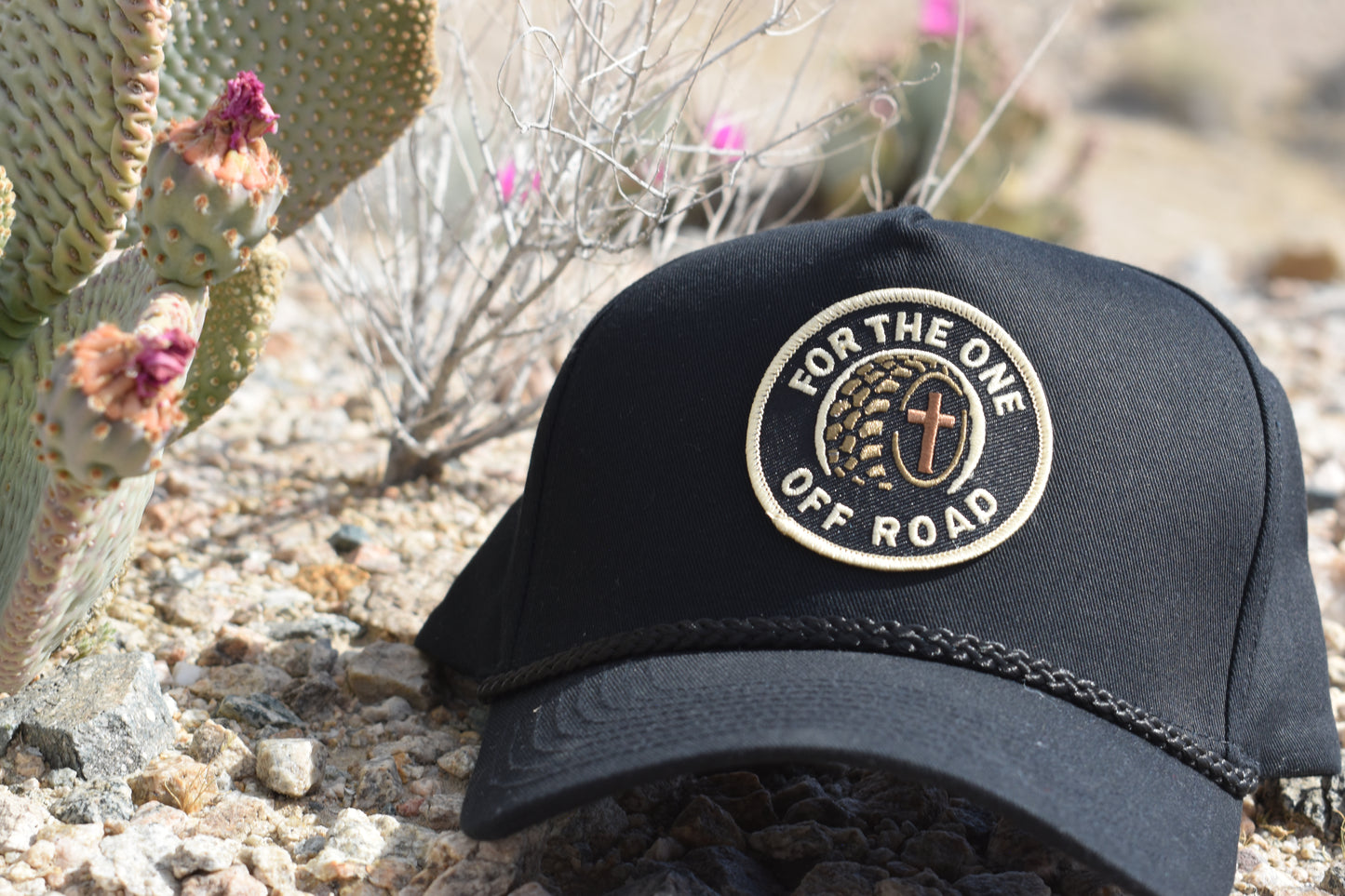OFF ROAD ROPE HAT - BLACK
